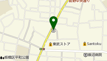 巣鴨信用金庫常盤台支店の地図画像