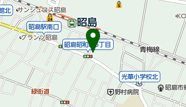 西武信用金庫昭島支店の地図画像