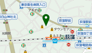 西武信用金庫荻窪西口支店の地図画像