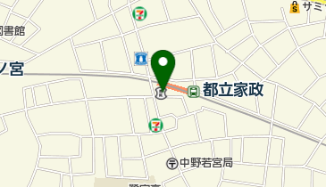 西武信用金庫鷺宮支店の地図画像