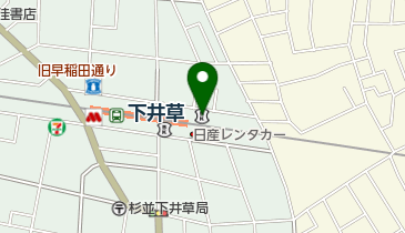 西武信用金庫下井草支店の地図画像