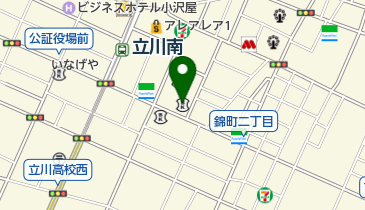 西武信用金庫立川南口支店の地図画像