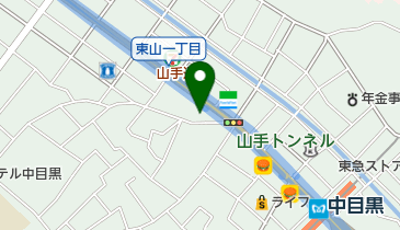 西武信用金庫中目黒支店の地図画像