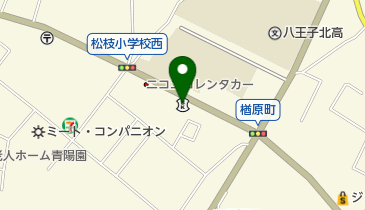 西武信用金庫楢原支店の地図画像