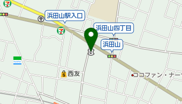 西武信用金庫浜田山支店の地図画像