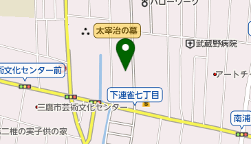 西武信用金庫三鷹支店の地図画像