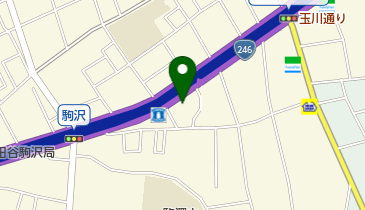 世田谷信用金庫駒沢支店の地図画像