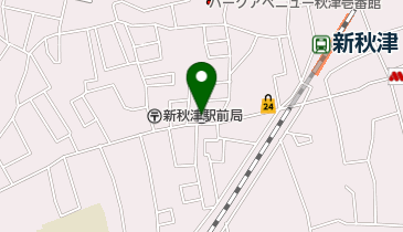 多摩信用金庫秋津支店の地図画像