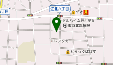 瀧野川信用金庫江北支店の地図画像