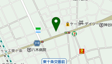 瀧野川信用金庫東十条支店の地図画像