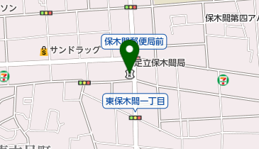 瀧野川信用金庫保木間支店の地図画像