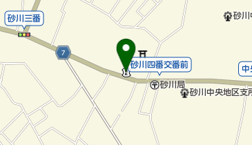 多摩信用金庫砂川支店の地図画像