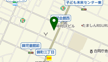 多摩信用金庫錦町支店の地図画像