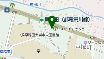 東京三協信用金庫早稲田支店の地図画像