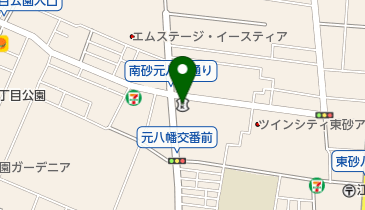 東京シティ信用金庫砂町支店の地図画像