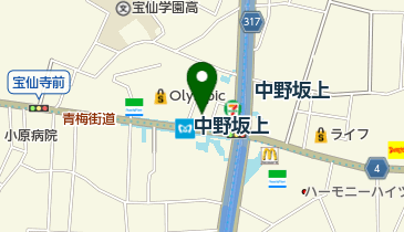 東京信用金庫中野坂上支店の地図画像