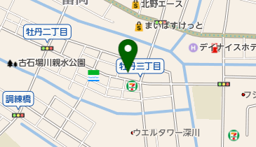 東京東信用金庫深川支店牡丹出張所の地図画像