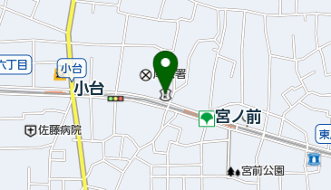 城北信用金庫尾久中央支店の地図画像