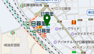 城北信用金庫日暮里駅前支店の地図画像