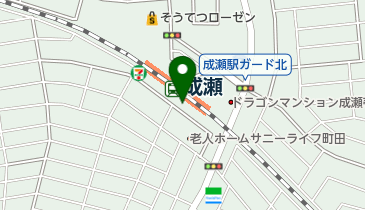 横浜信用金庫成瀬支店の地図画像