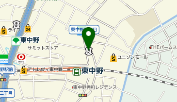 西武信用金庫北新宿支店の地図画像