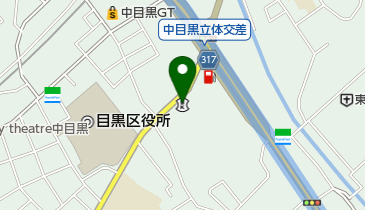 目黒信用金庫本店の地図画像