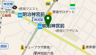 西武信用金庫原宿支店の地図画像