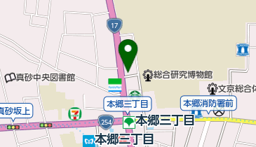 西武信用金庫本郷支店の地図画像