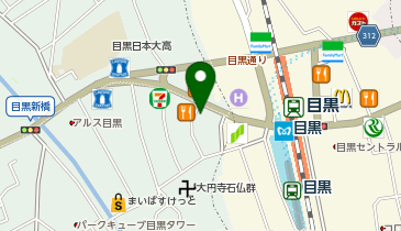 さわやか信用金庫中目黒駅前支店の地図画像