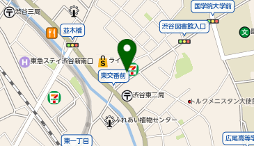 西武信用金庫渋谷東支店の地図画像