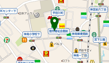 西武信用金庫渋谷営業部の地図画像