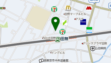 東京信用金庫田無支店の地図画像