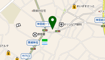 西京信用金庫原宿支店の地図画像
