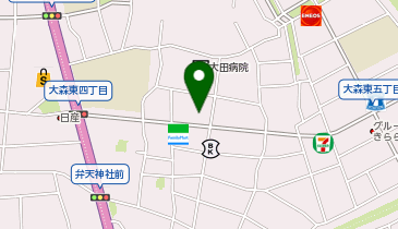 さわやか信用金庫大森支店の地図画像