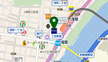 みずほ銀行千束町支店の地図画像
