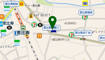 みずほ銀行恵比寿ガーデン出張所の地図画像