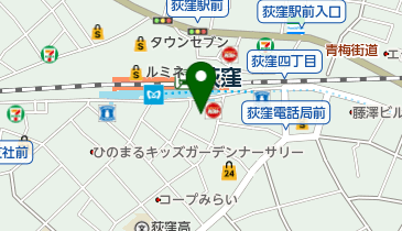 三菱UFJ銀行荻窪支店の地図画像