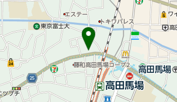 三菱UFJ銀行高田馬場支店の地図画像