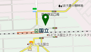 三菱UFJ銀行国立駅前支店の地図画像