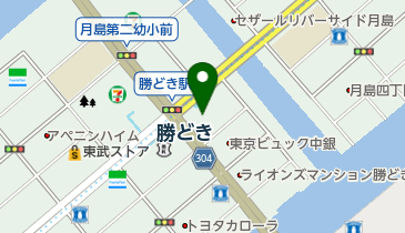 三菱UFJ銀行月島支店の地図画像