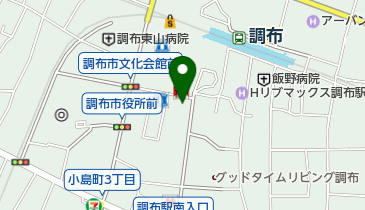 三菱UFJ銀行調布南支店の地図画像