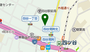 三菱UFJ銀行四谷三丁目支店東京女子医大出張所の地図画像