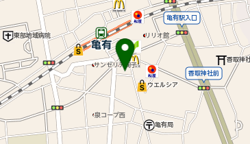 三菱UFJ銀行金町支店の地図画像