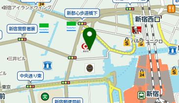 三菱UFJ銀行新宿西支店の地図画像