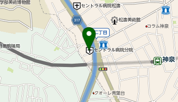 医療法人社団明生会セントラル介護医療院の地図画像