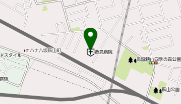 医療法人社団光友会逸見病院の地図画像