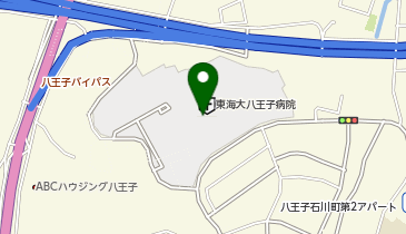 東海大学医学部付属八王子病院の地図画像