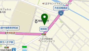 医療法人社団葵会AOI八王子病院の地図画像
