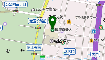 私立慶應義塾大学薬学部の地図画像