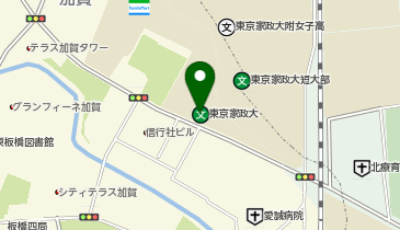 私立東京家政大学の地図画像